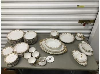 Incomplete Set Of Limoges China, Some Chips/hairline