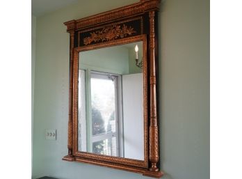 Exquisite Gold Gilded French  Wooden Framed Mirror 53x39.5in