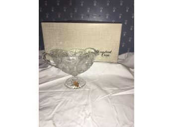 Hand Cut Glass With Box