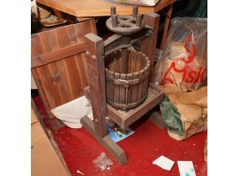 Antique Wine Press