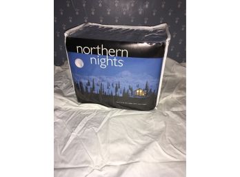 Size Full Sealed Bed Sheets “ Northern Lights” QVC Product