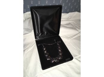 QVC Sterling Necklace With Case