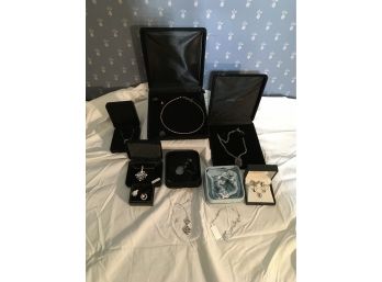 Lot Of 8 Sterling Jewelry