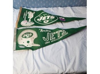 2 Vintage Jets Banners