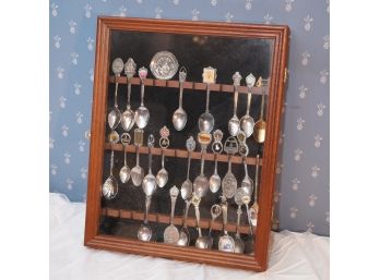 Spoons With Display Case