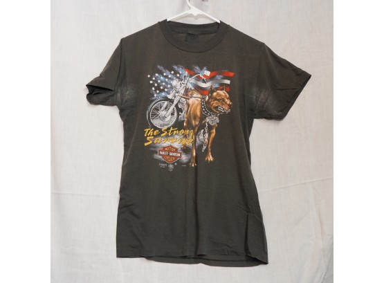 RARE: 1988 The Strong Survive Harley Davidson Shirt