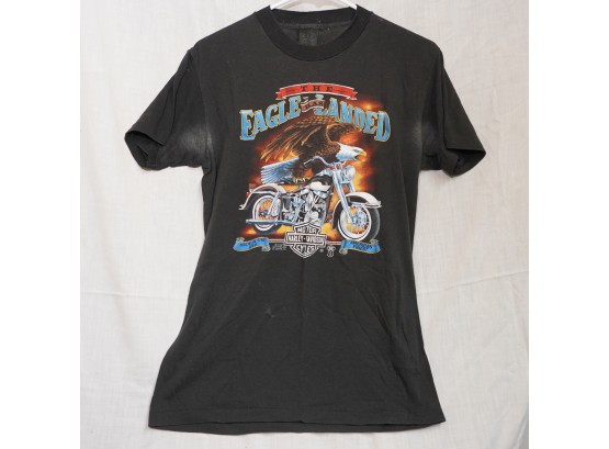 1987  The Eagle Has Landed Harley Davidson Shirt  M/l