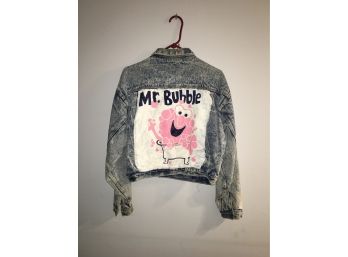 Vintage Mr. Bubbles Denim Jacket