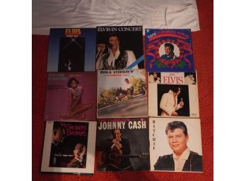 Lot Of Records Including Elvis And Richie Valens