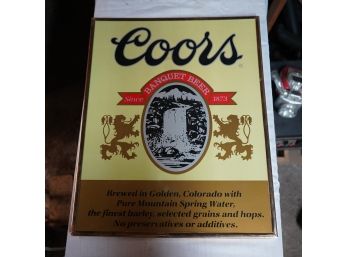 Coors Light Poster Framed