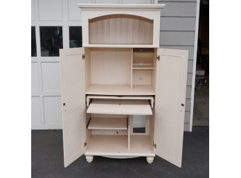 Ikea Large Wooden Desk Cabinet