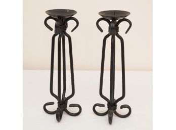 Two Candlestick Stand Holders