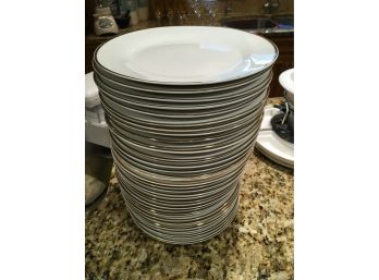 Large Lot Of Serving Plates No Chips