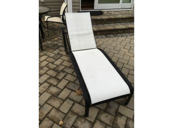 One White Lounge Chair