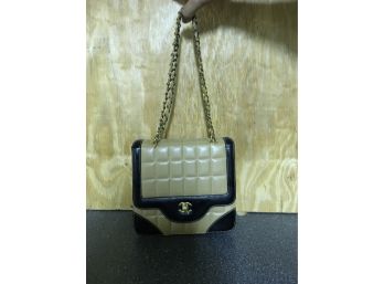2 Tone Leather Faux Chanel Bag Great Copy!