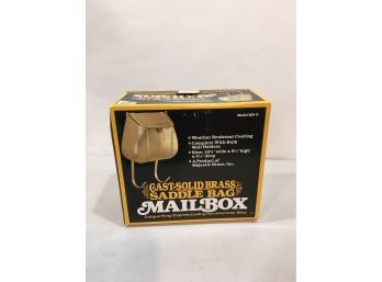 Old New Stock Brass Mailbox