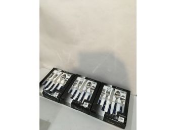 3 Sets Of Silverware In Box