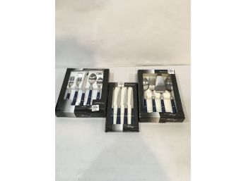 Lot Of 3 Different Silverware Sets