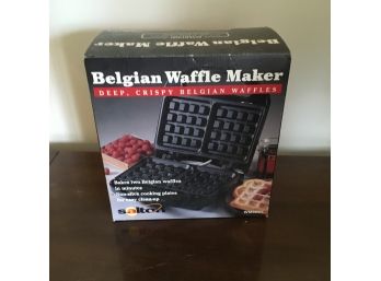 Used Belgium Waffle Maker With Box