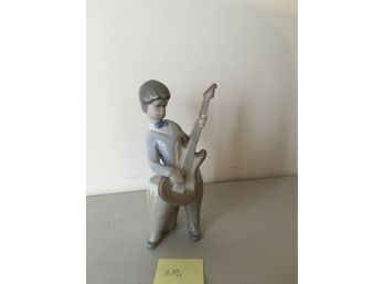 Boy Playing Guitar Lladro Made In Spain