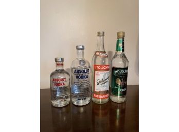 4 Bottles Of Sealed Vodka
