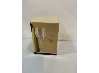 LENOX SET OF 4 WINE GLASSES IN BOX