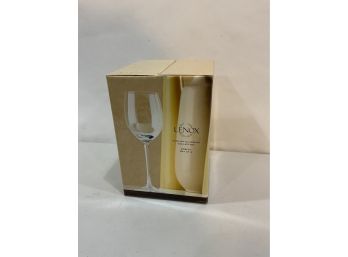 LENOX SET OF 4 WINE GLASSES IN BOX