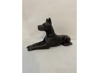 METAL STATUE OF DOG MADE IN SPAIN