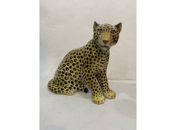 CHEETAH POTTERY MADE IN ITALY