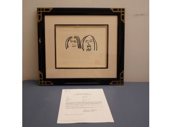 Oh! My Love Artist: John Lennon Print Number 237 Limited Edition Print Relief With Paperwork!