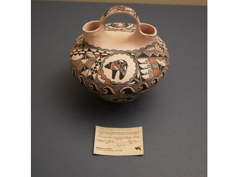 Acoja Pueblo Wedding Vase With Coa