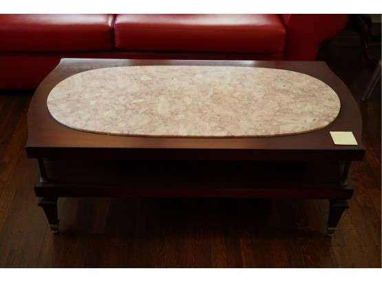 Coffee Table With Marble Insert