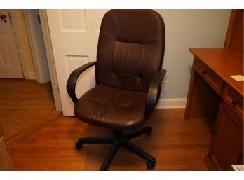 LEATHER COMPUTER CHAIR