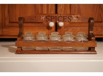 VINTAGE SPICES WALL HOLDER