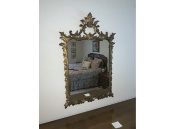 FRENCH GOLD GILDED WOOD MIRROR