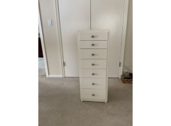 WHITE TALL CABINET