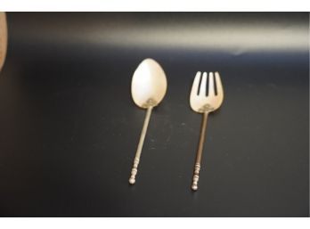 ANTIQUE FORK AND SPOON