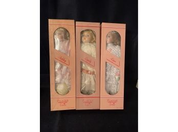 OLD NEW STOCK 1988 AMERICAN PORCELAIN DOLLS