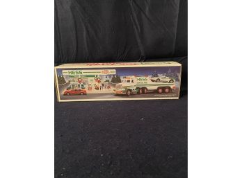 DEADSTOCK HESS 1991 TOY TRUCK AND RACER