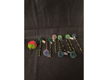 LOT OF VINTAGE KOOSH  PENCILS TOPPERS AND KEYCHAIN
