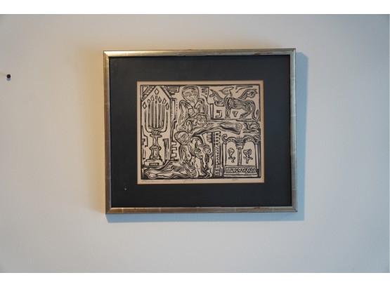 FRAMED, SIGNED AND NUMBERED BIBLICAL LITHOGRAPHS FROM MID 20TH CENTURY