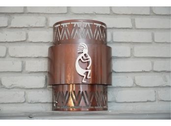 METAL WALL DECORATION SCONCE SOUTHWESTERN STYLE