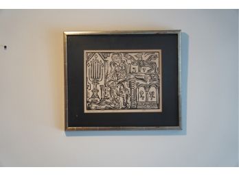 FRAMED, SIGNED AND NUMBERED BIBLICAL LITHOGRAPHS FROM MID 20TH CENTURY