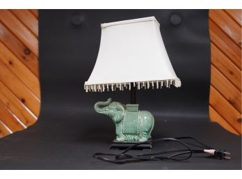 GREEN ELEPHANT LAMP