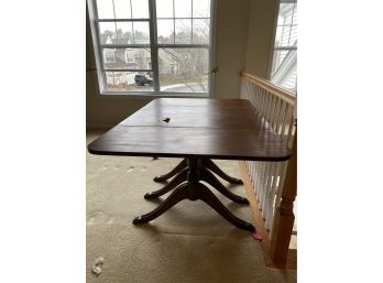 DINING ROOM TABLE DOUBLE SIDE FOLDING