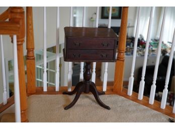 ANTIQUE WOOD JEWELRY STAND