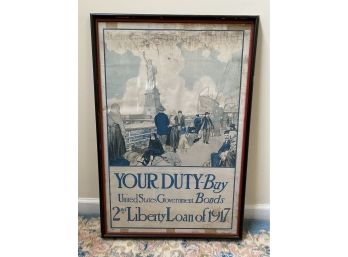 SECOND LIBERTY LOAN POSTER