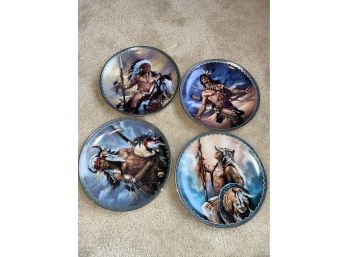 NATIVE AMERICAN PLATES LOT OF 4