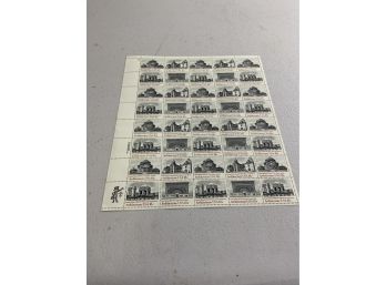 ARCHITECTURE USA 18c STAMPS