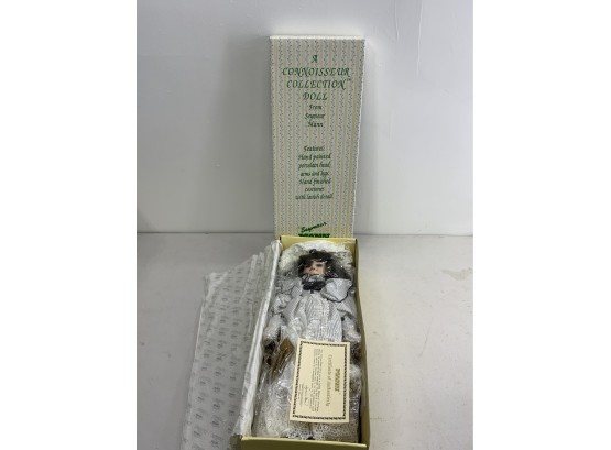 NEW A CONNOISSEUR COLLECTION DOLL WITH CERTIFICATE OF AUTHENTICITY